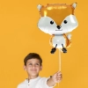 Balon foliowy lis lisek urodziny hel dekoracja